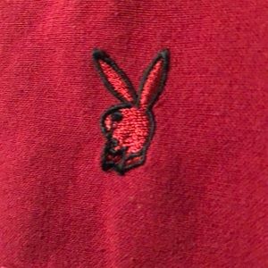 PLAYBOY long sleeve banded sport shirt embroidered